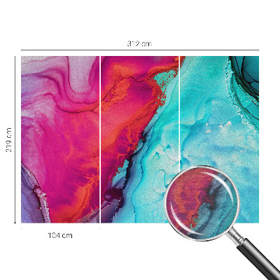 Fototapete fürs Kinderzimmer Bunte Welle