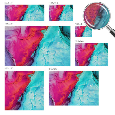 Fototapete fürs Kinderzimmer Bunte Welle