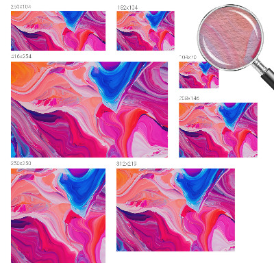 Motivtapete aus Vlies Flüssigkeitswellen