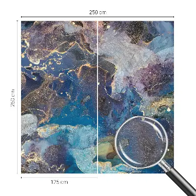 Fototapete aus Vlies mit kosmischem Mosaikmotiv