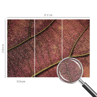 Vlies-Fototapete nach Maß mit blattartiger Textur