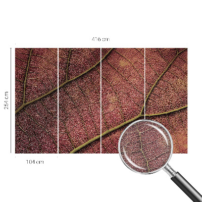 Vlies-Fototapete nach Maß mit blattartiger Textur