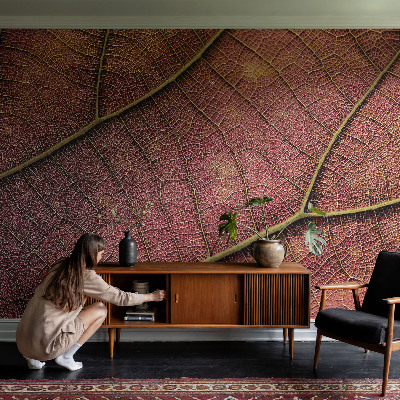 Vlies-Fototapete nach Maß Blattartige Textur