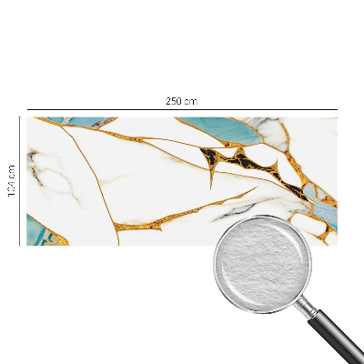 Vlies-Fototapete fürs Schlafzimmer mit elegantem Marmordesign