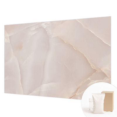 Vliestapete fürs Wohnzimmer Rosa Marmor