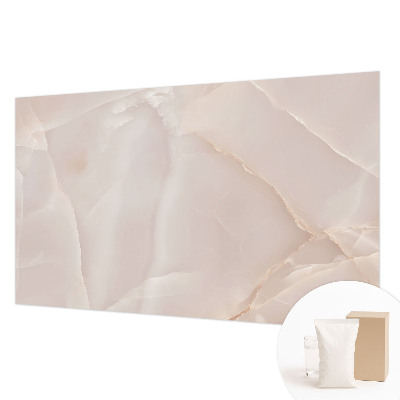 Vliestapete fürs Wohnzimmer Rosa Marmor