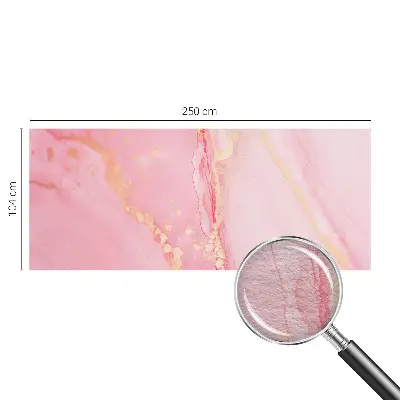 Wandtapete mit pastellfarbener abstrakter Illustration