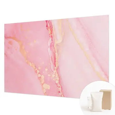 Wandtapete mit pastellfarbener abstrakter Illustration