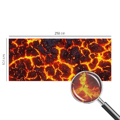 Fototapete aus Vlies mit Motiv 'Starkes Magma'