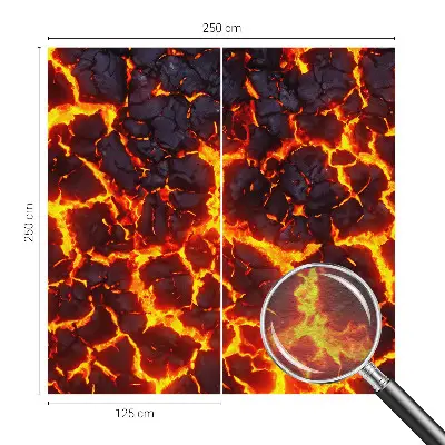 Fototapete aus Vlies mit Motiv 'Starkes Magma'