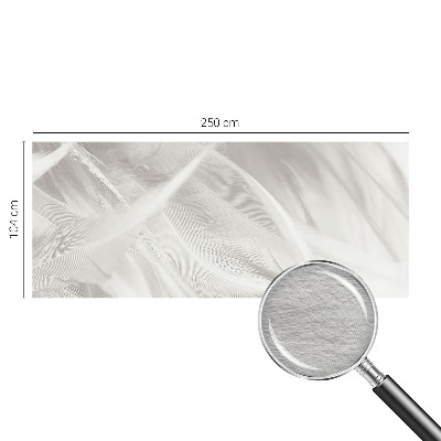 Vlies-Fototapete fürs Schlafzimmer Feine Federn