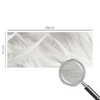 Vlies-Fototapete fürs Schlafzimmer mit feinem Federn-Motiv