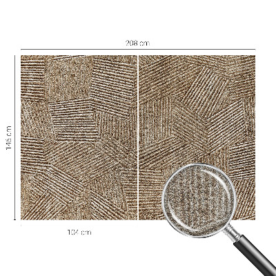 Vliestapete fürs Wohnzimmer Strukturlinien