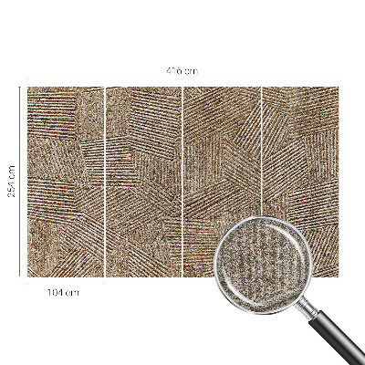 Vliestapete fürs Wohnzimmer Strukturlinien