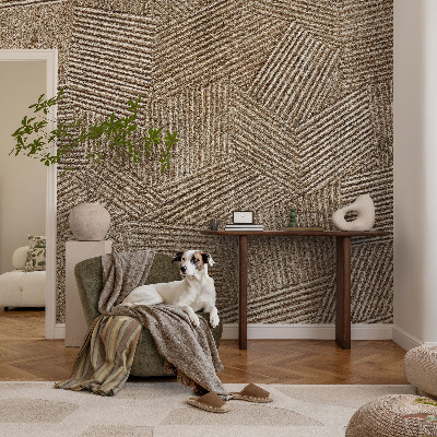 Vliestapete fürs Wohnzimmer Strukturlinien