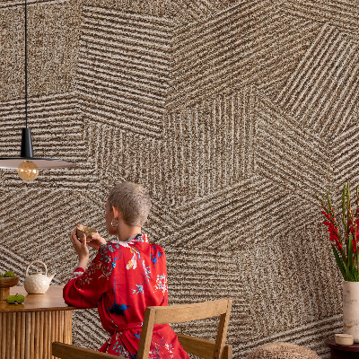 Vliestapete fürs Wohnzimmer Strukturlinien