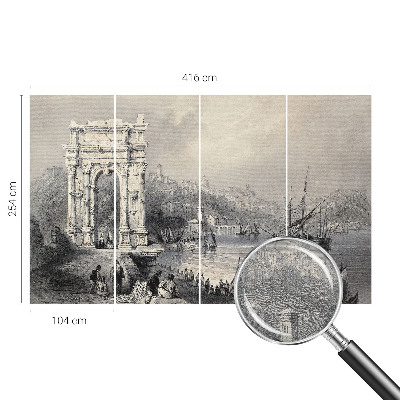 Wand-Fototapete mit Meereslandschaft