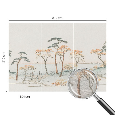 Fototapete aus Vlies Friedliche Landschaft