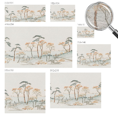 Fototapete aus Vlies Friedliche Landschaft