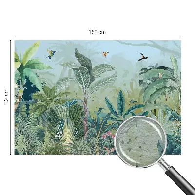 Dekorative Wand-Fototapete mit tropischem Naturmotiv