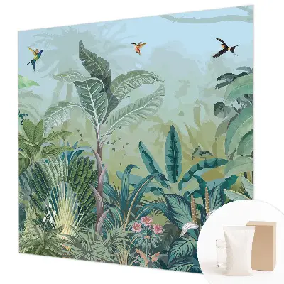 Dekorative Wand-Fototapete mit tropischem Naturmotiv