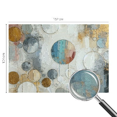 Wandtapete Geometrische Kreise