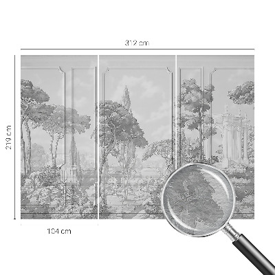 Fototapete fürs Wohnzimmer mit atmosphärischem Naturmotiv