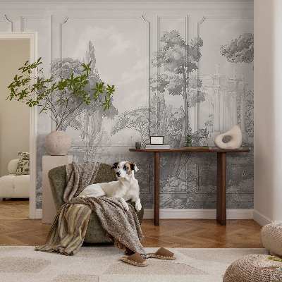 Fototapete fürs Wohnzimmer mit atmosphärischem Naturmotiv