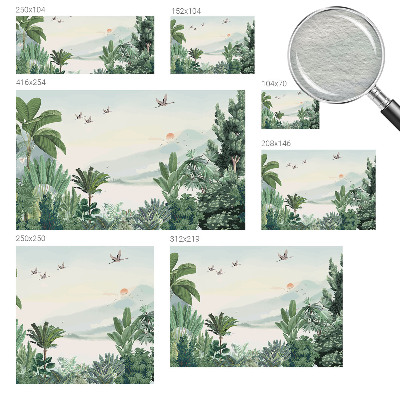 Fototapete fürs Schlafzimmer Tropische Oase