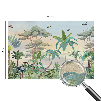 Fototapete fürs Kinderzimmer Exotische Flora