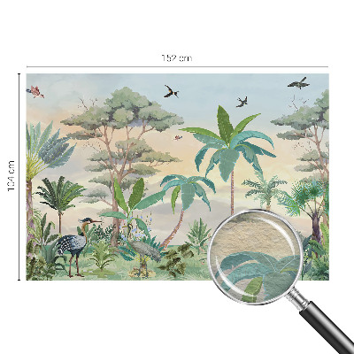 Fototapete fürs Kinderzimmer Exotische Flora