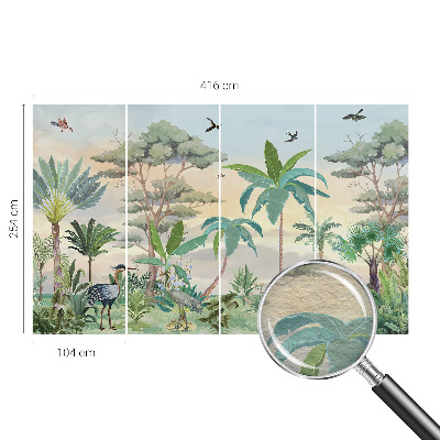 Fototapete fürs Kinderzimmer Exotische Flora