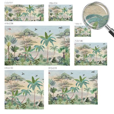 Fototapete fürs Kinderzimmer Exotische Flora