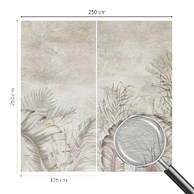 Vlies-Fototapete fürs Kinderzimmer Dekorative Blätter