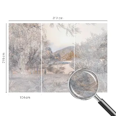 Vlies-Fototapete fürs Wohnzimmer mit dem Motiv „Das Wesen der Subtilität“