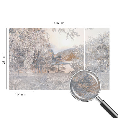 Vlies-Fototapete fürs Wohnzimmer Das Wesen der Subtilität