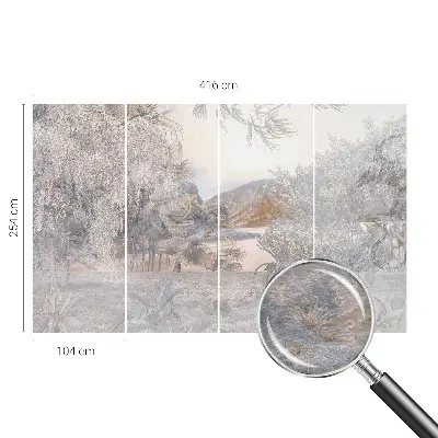 Vlies-Fototapete fürs Wohnzimmer mit dem Motiv „Das Wesen der Subtilität“
