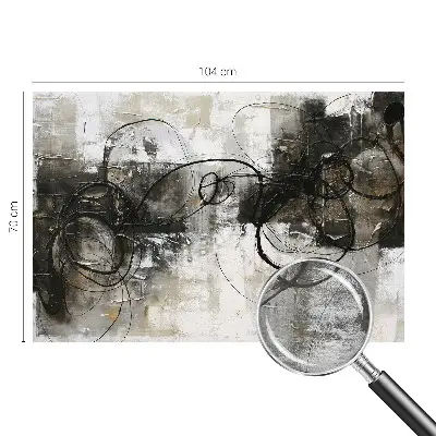 Vlies-Fototapete fürs Schlafzimmer mit abstraktem Wirbelmuster