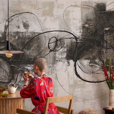 Vlies-Fototapete fürs Schlafzimmer Abstrakter Wirbel