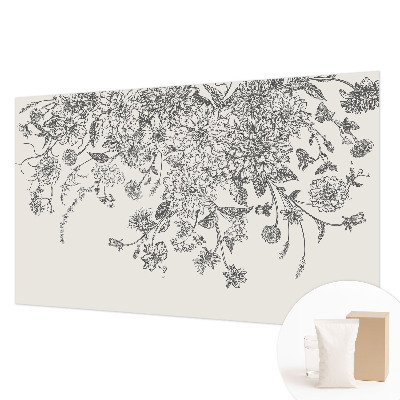 Vliestapete fürs Wohnzimmer Blumenmuster