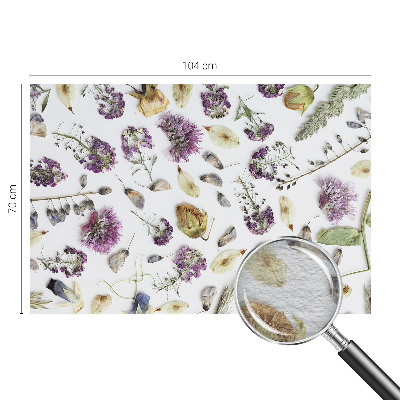 Vliestapete fürs Schlafzimmer Getrocknete Blumen