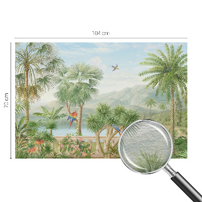 Bedruckte Vlies-Fototapete mit einem Motiv einer exotischen Landschaft