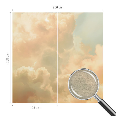 Moderne Vlies-Fototapete mit Motiv 'Ätherische Wolken'