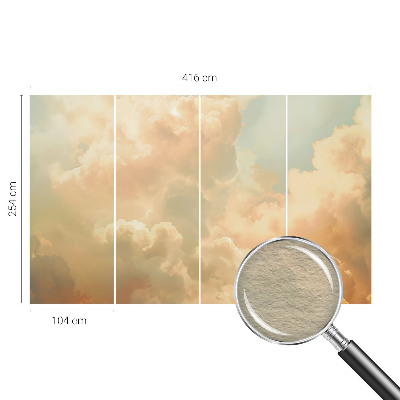 Moderne Vlies-Fototapete mit Motiv 'Ätherische Wolken'
