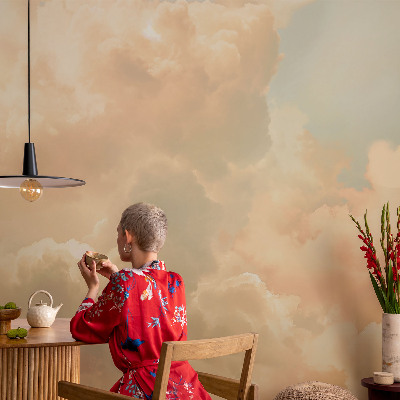Moderne Vlies-Fototapete mit Motiv 'Ätherische Wolken'