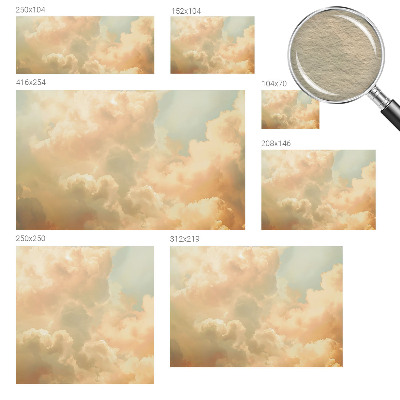 Moderne Vlies-Fototapete mit Motiv 'Ätherische Wolken'