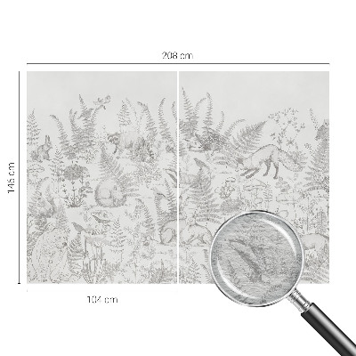 Motivtapete Waldtiere