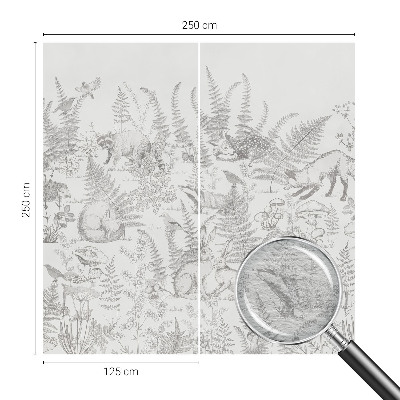 Motivtapete Waldtiere