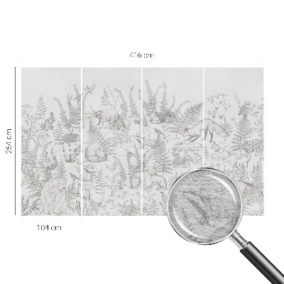 Motivtapete Waldtiere