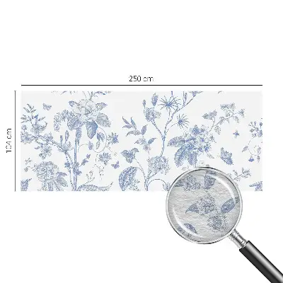 Wand-Fototapete mit Blumenmuster
